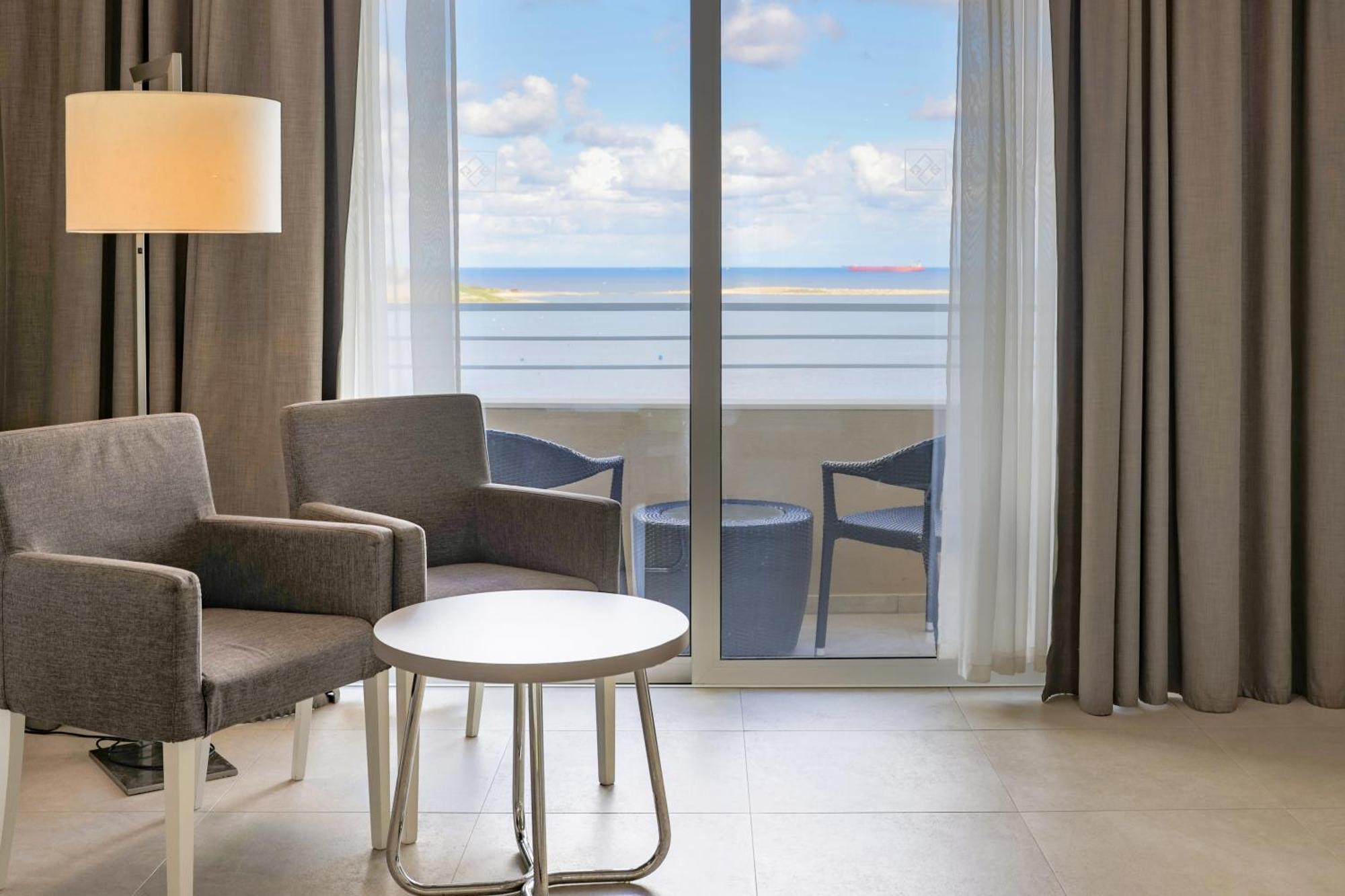 Tweepersoonskamer met 1 of 2 Bedden en Uitzicht op Zee