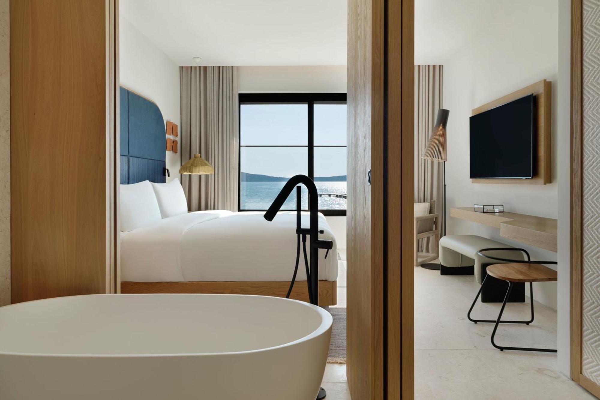 W Bayfront Infinity Suite mit 2 Schlafzimmern und Meerblick – obere Etage
