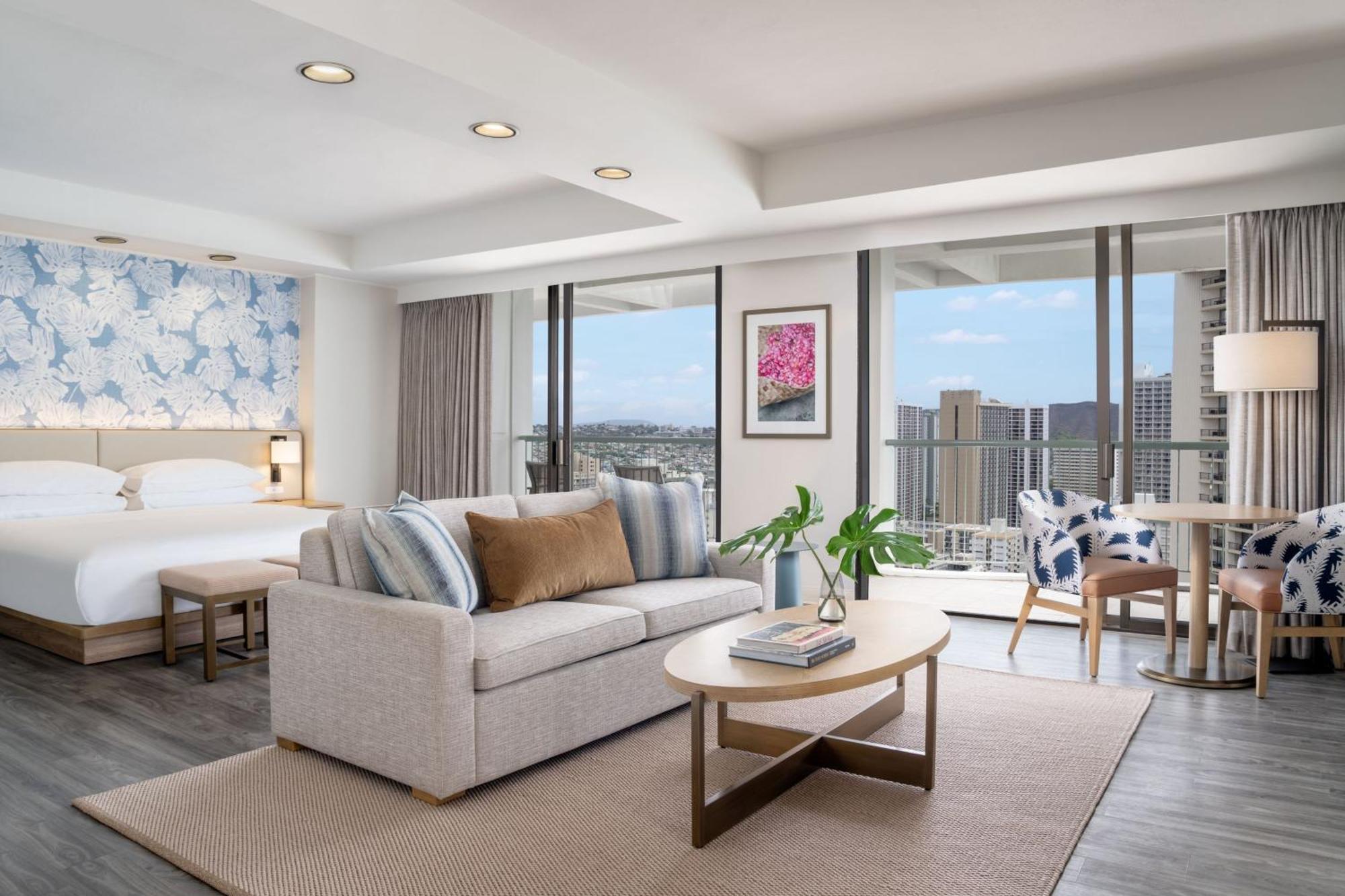 Quarto Maior com 1 Cama King-size e Vista do Mar, Torre Ainahau