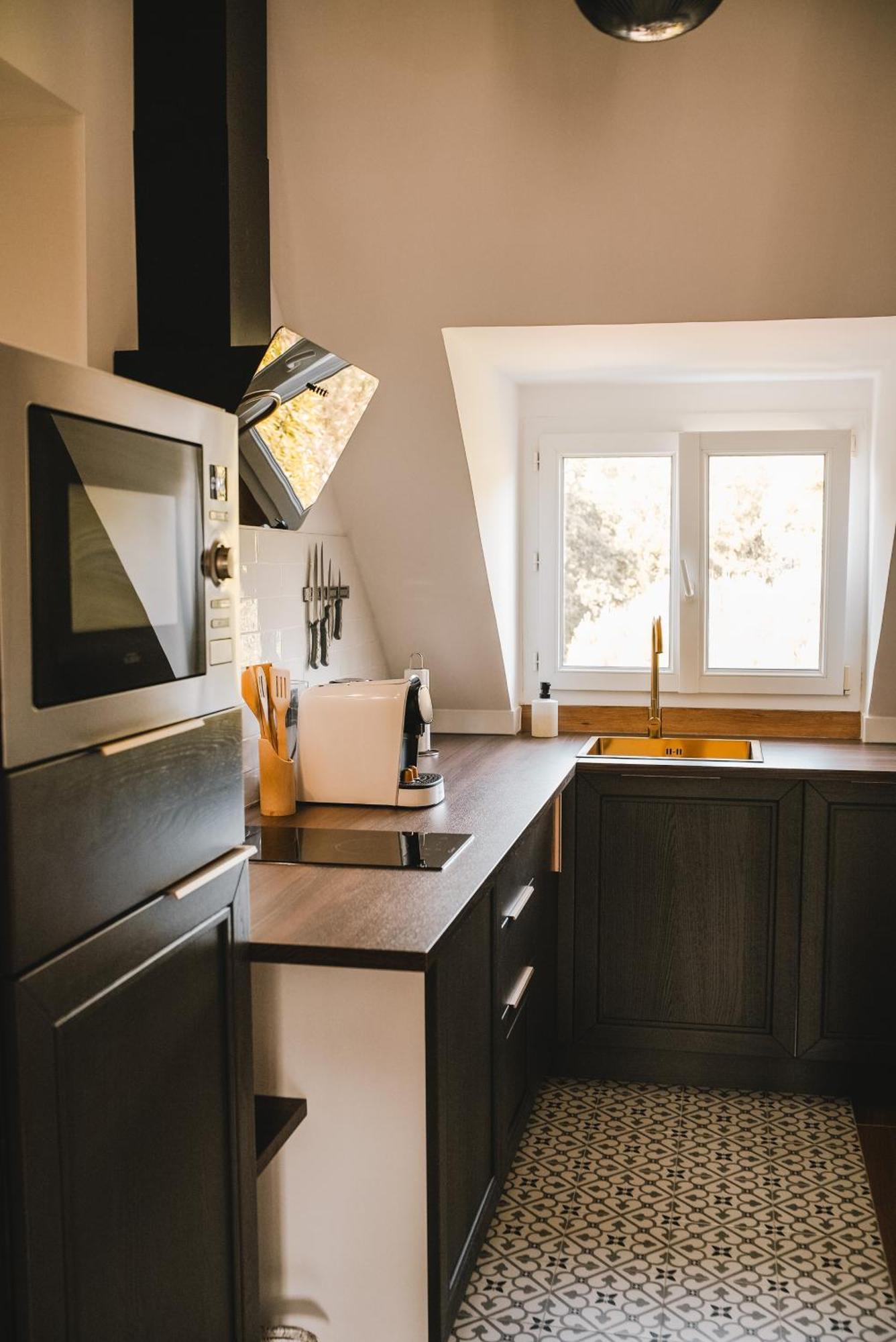 Studio-Apartment mit Balkon