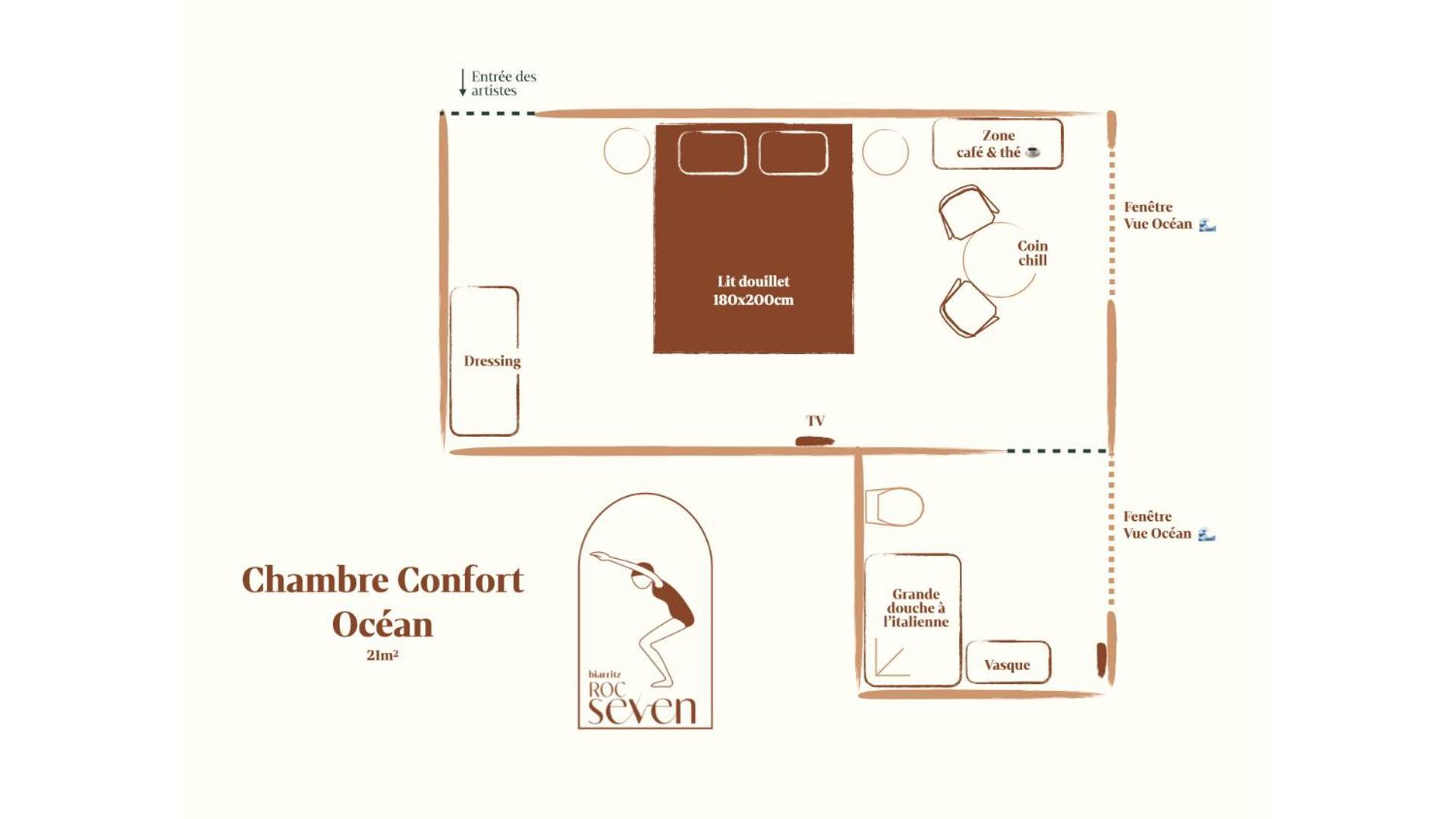Quarto Superior com Cama King-size
