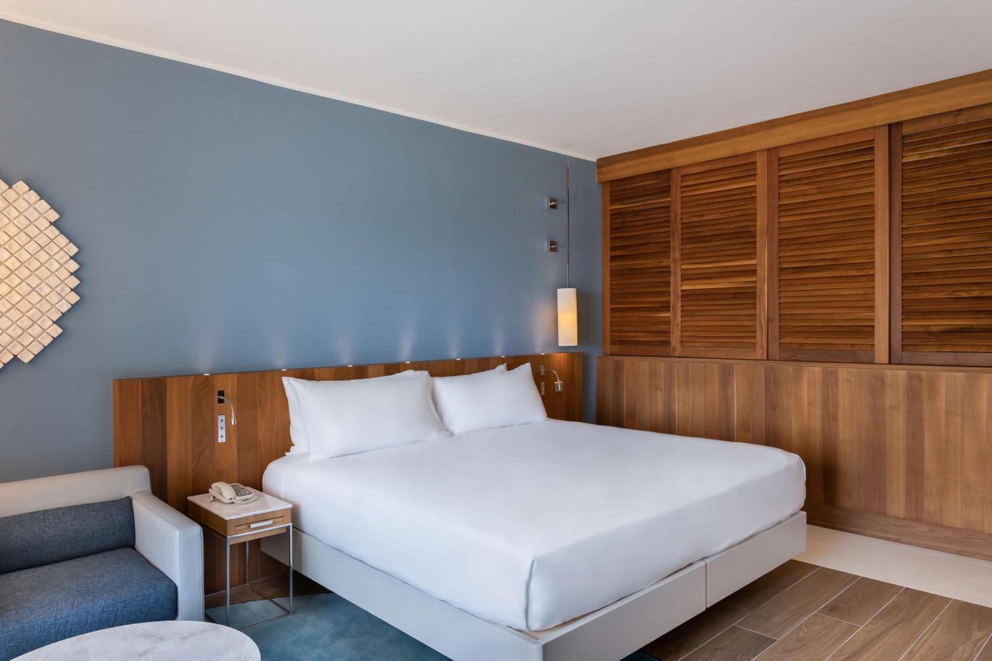 Chambre Lit King-Size Deluxe avec Canapé-Lit - Vue sur Jardin