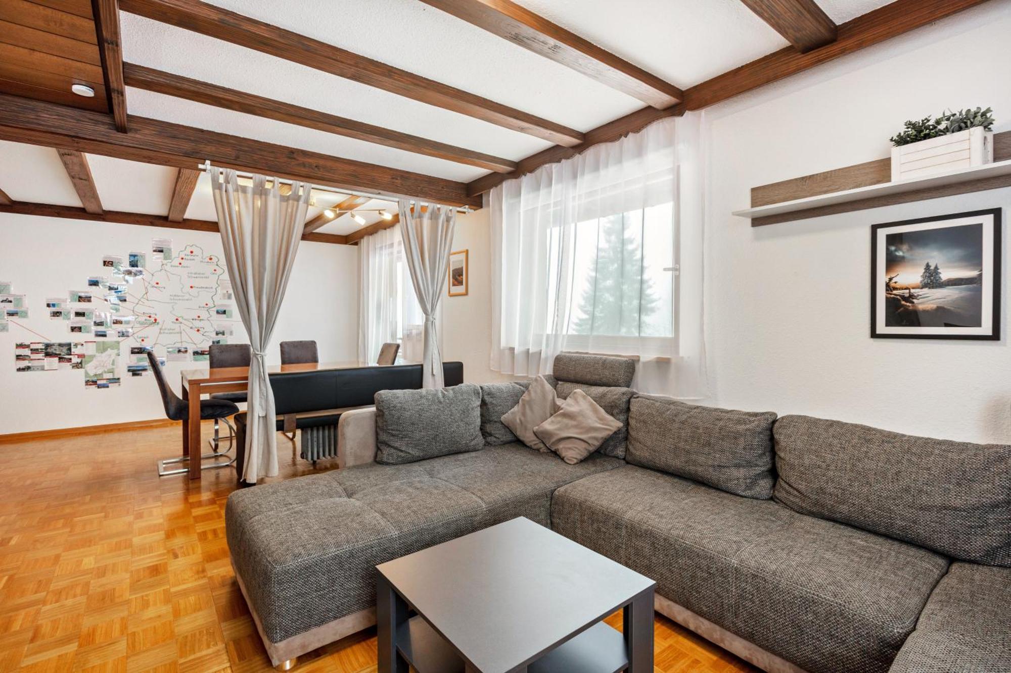 Deluxe-Apartment mit 2 Schlafzimmern und Gartenblick