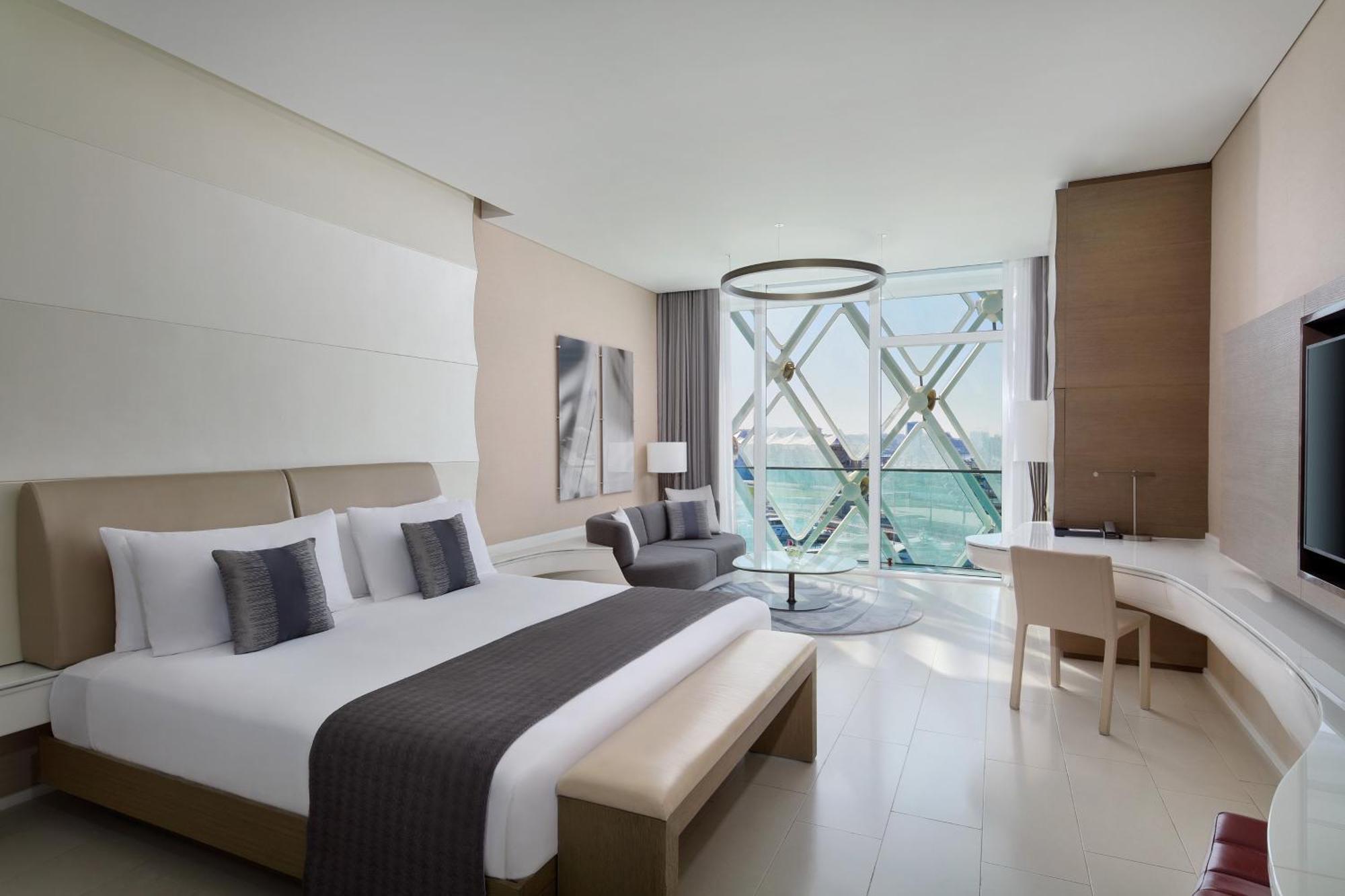 Superior Guest room 1 King Balcony Complimentary Yas Beach Access