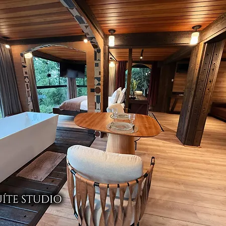 Casa Container 80 - Suítes privativas e sofisticadas integradas à natureza-2