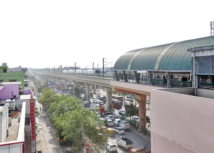 O Metro Height'S Near Nangloi Railway Metro Station