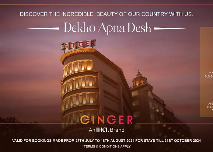 3 star hotels Ginger Dwarka