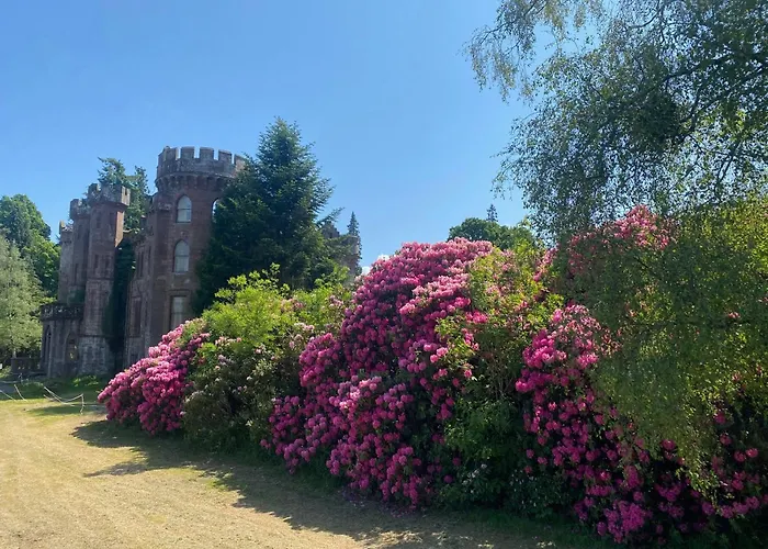 Luxury Woodland Lodge Retreat At Culdees Castle