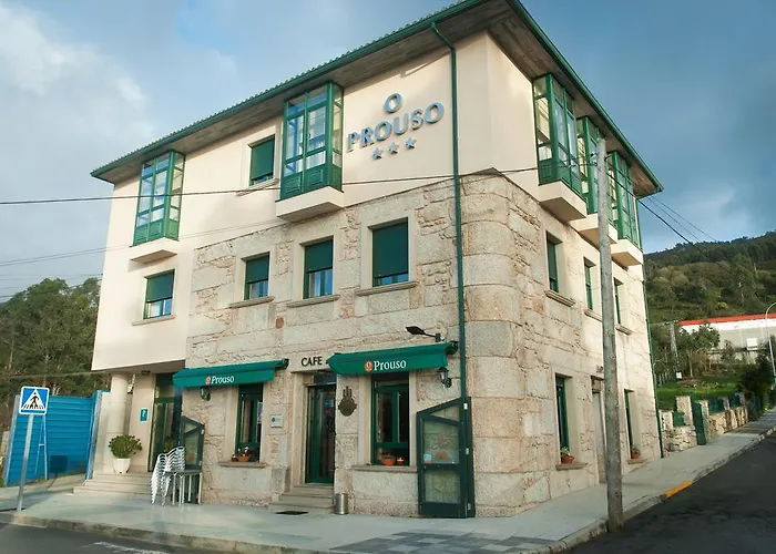 Hotel de playa: Pensión O Prouso